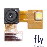 Камера для Fly FS526 (Power Plus 2) фронтальная в сборе со вспышкой (оригинал)