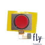 Шлейф для Fly FS520 (Selfie 1) на отпечаток пальца <красный> (оригинал)